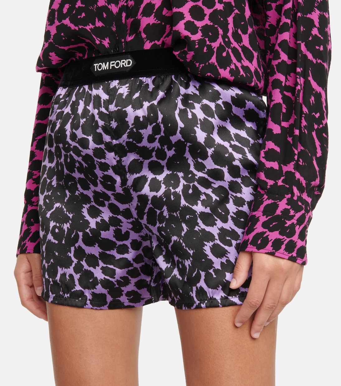 Shorts con stampa leopardata | Tom Ford
