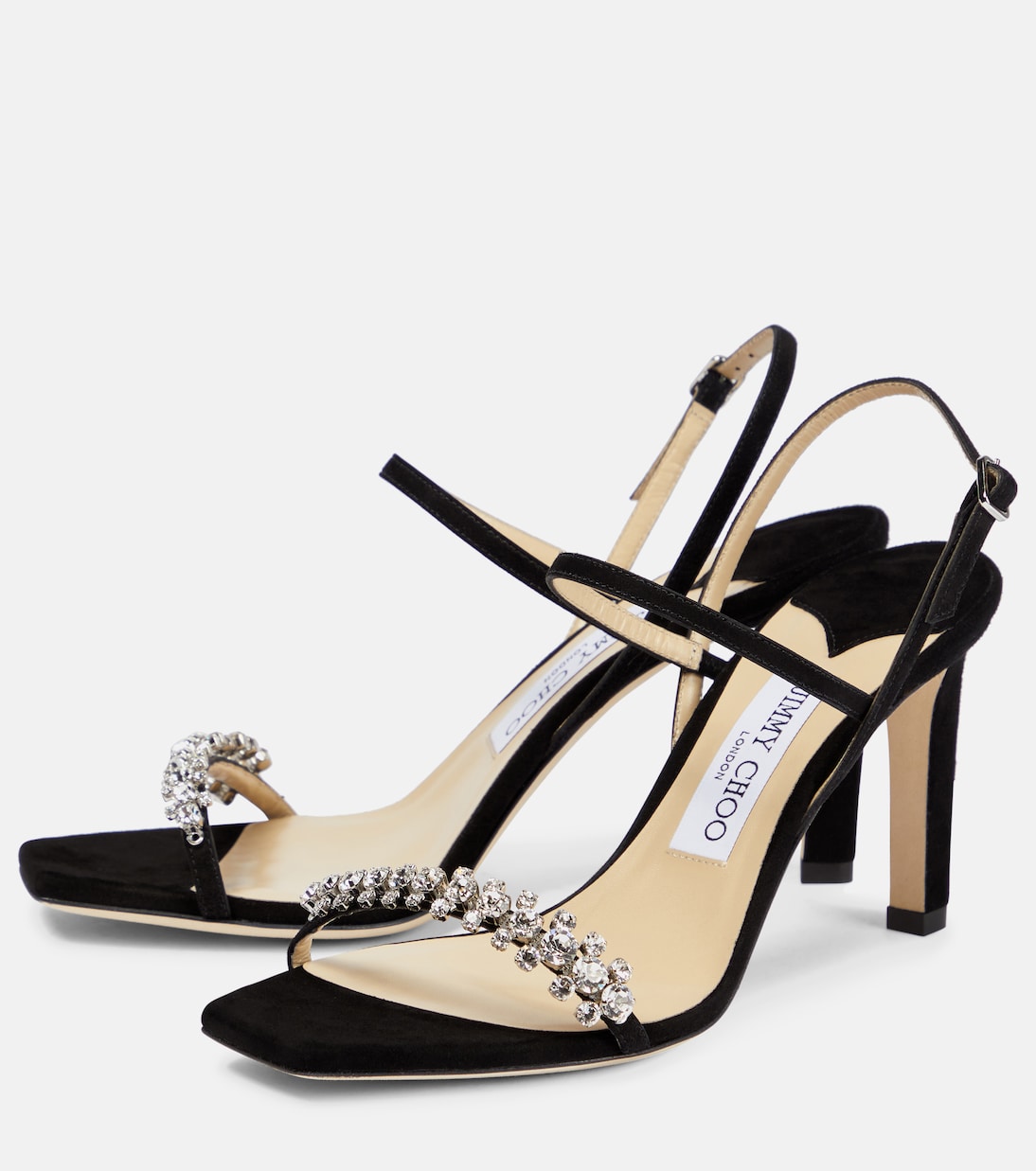 Sandalen Meira 85 aus Veloursleder | Jimmy Choo