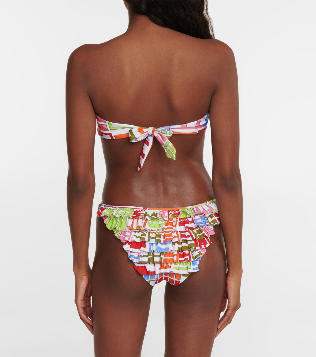 Printed ruffled bikini bottoms | Pucci
