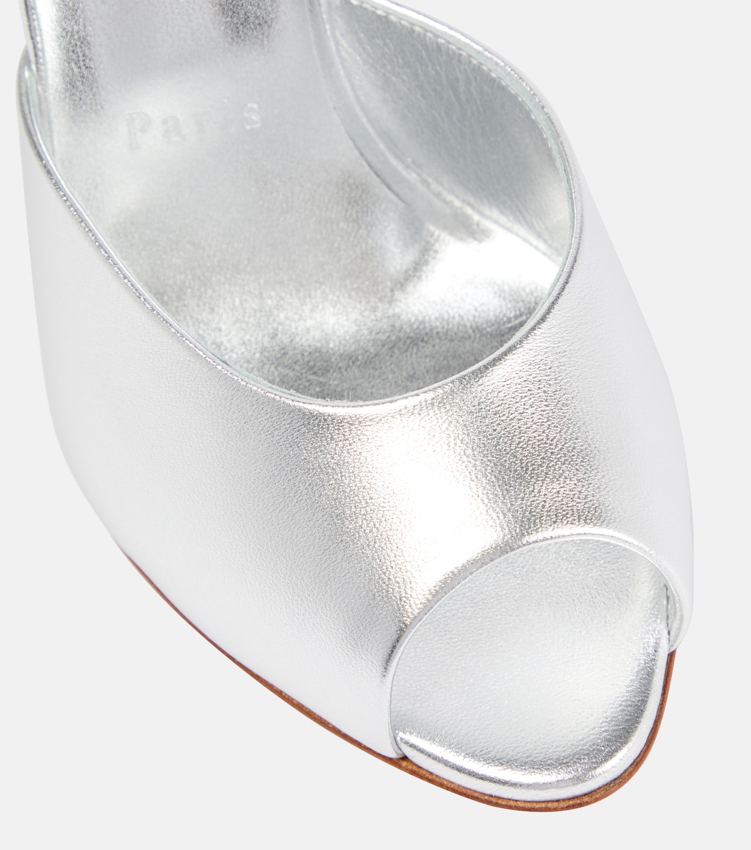 Mules Dolly in pelle metallizzata | Christian Louboutin