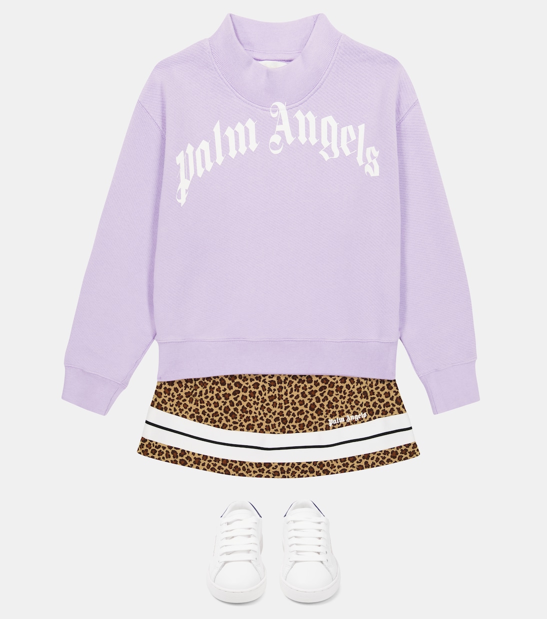 Bedrucktes Sweatshirt aus Baumwolle | Palm Angels Kids