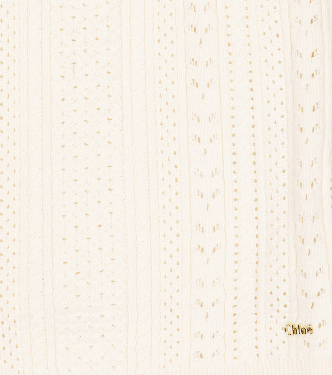 Kleid aus Baumwolle und Wolle | Chloé Kids
