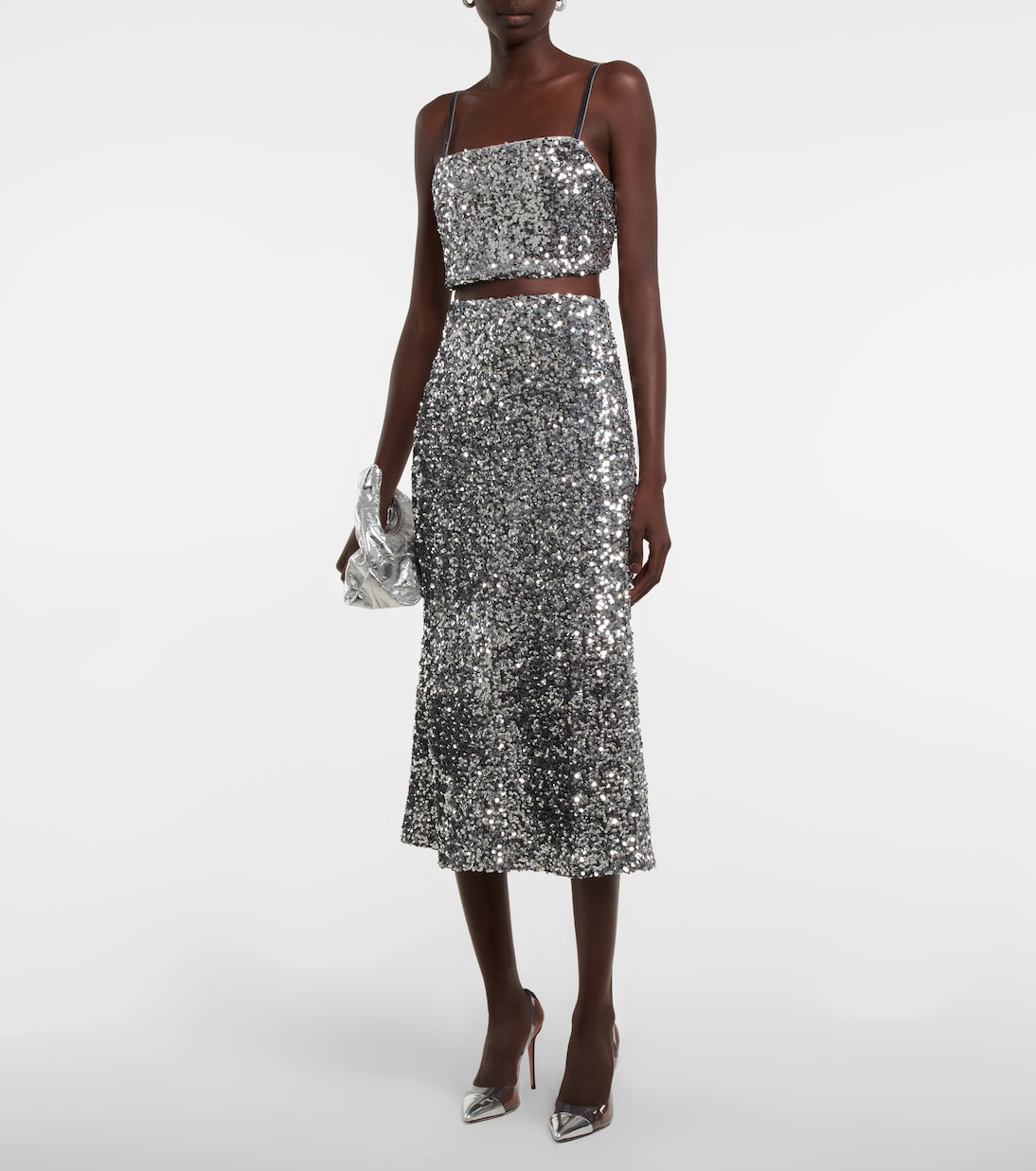 Cropped-Top Shimmering Attraction | Dorothee Schumacher