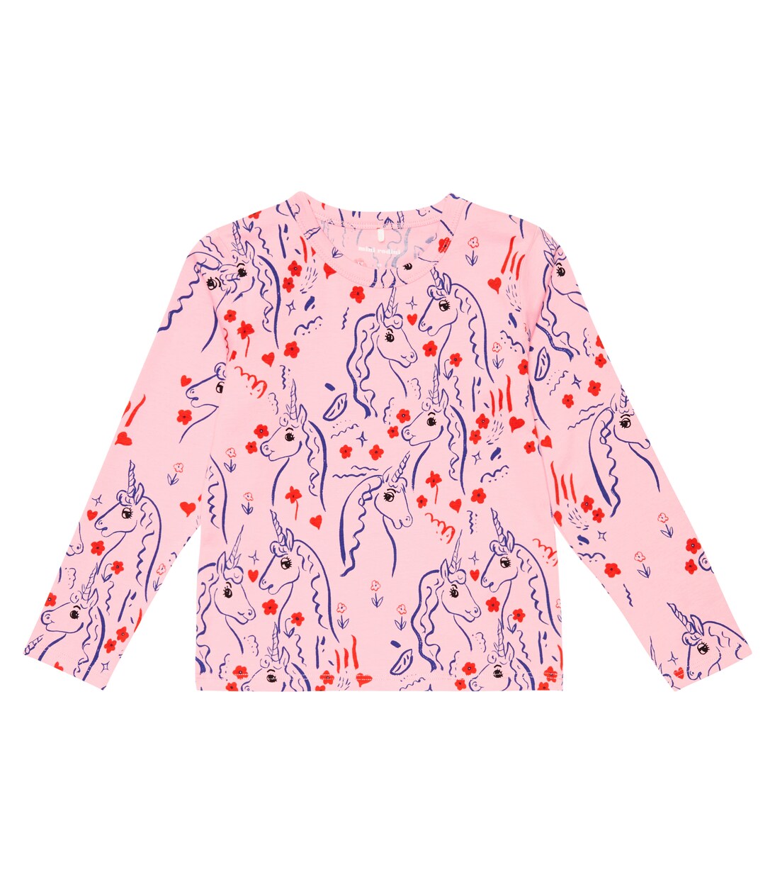 Unicorn printed cotton-blend top | Mini Rodini