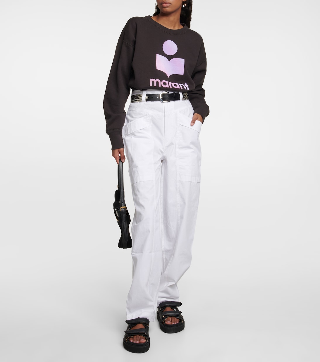 Pantalones Ruby de algodón de tiro alto | Marant Etoile