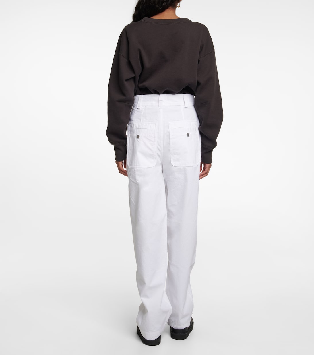 Pantalones Ruby de algodón de tiro alto | Marant Etoile