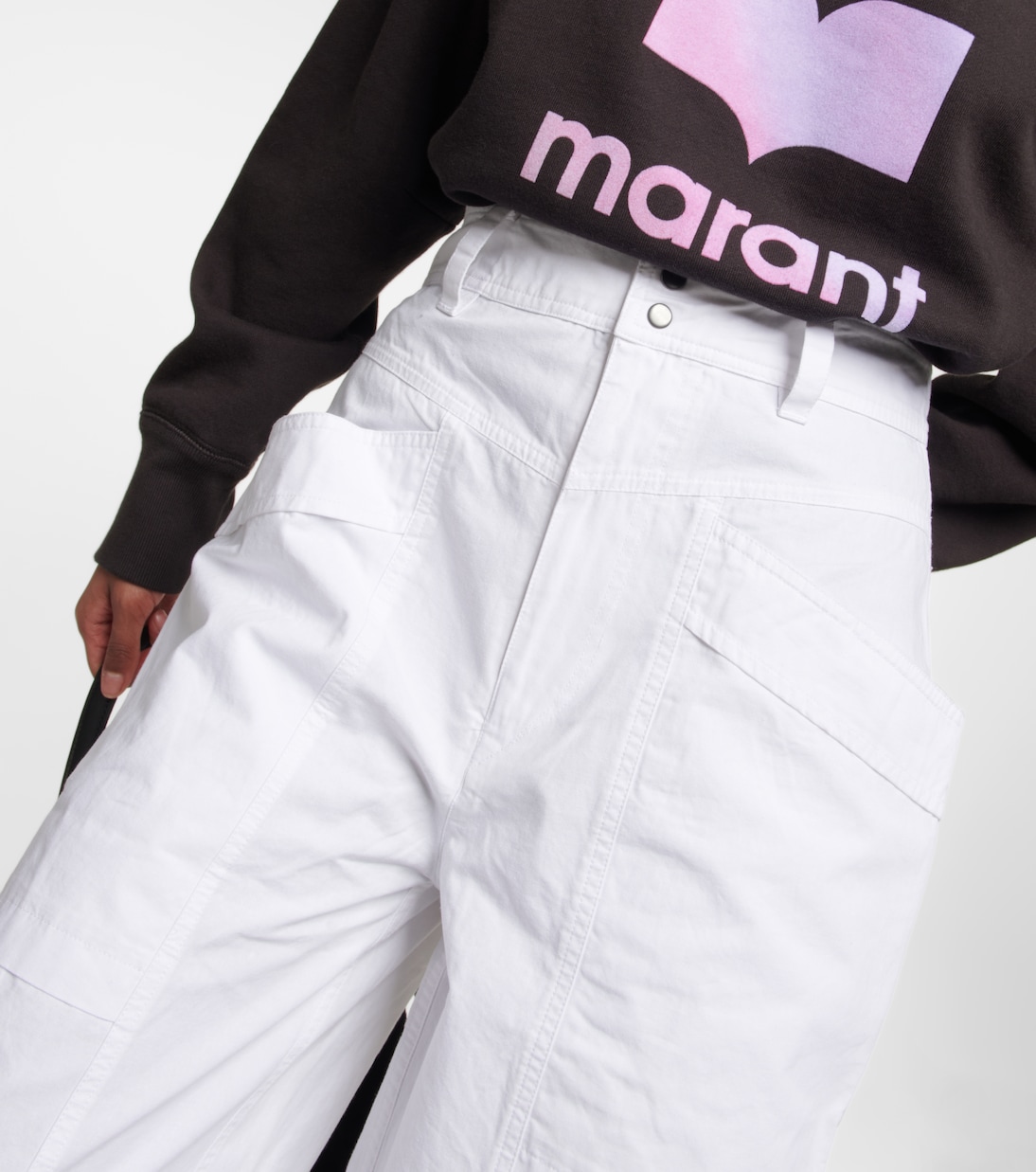 Pantalones Ruby de algodón de tiro alto | Marant Etoile