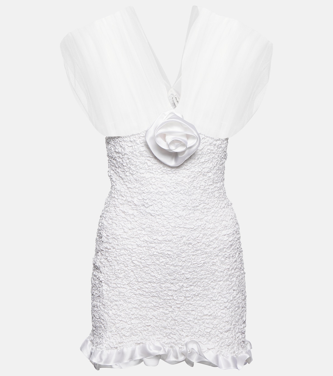 Textured silk minidress | Alessandra Rich