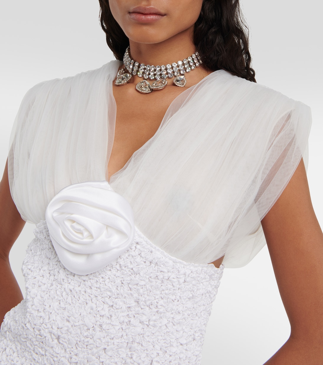 Textured silk minidress | Alessandra Rich