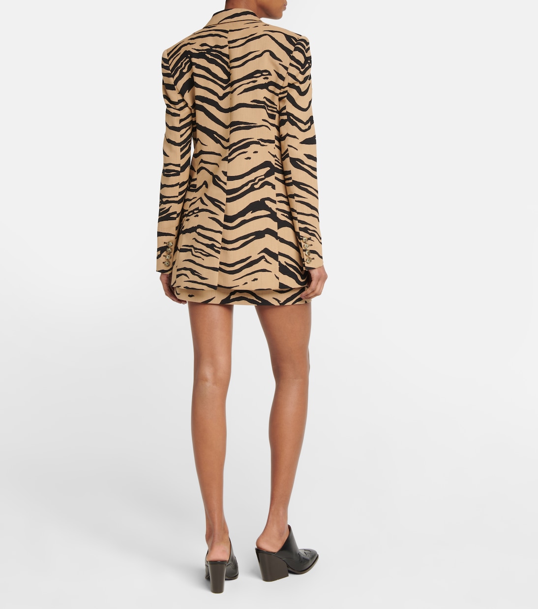 Jacquard wool-blend blazer | Stella McCartney