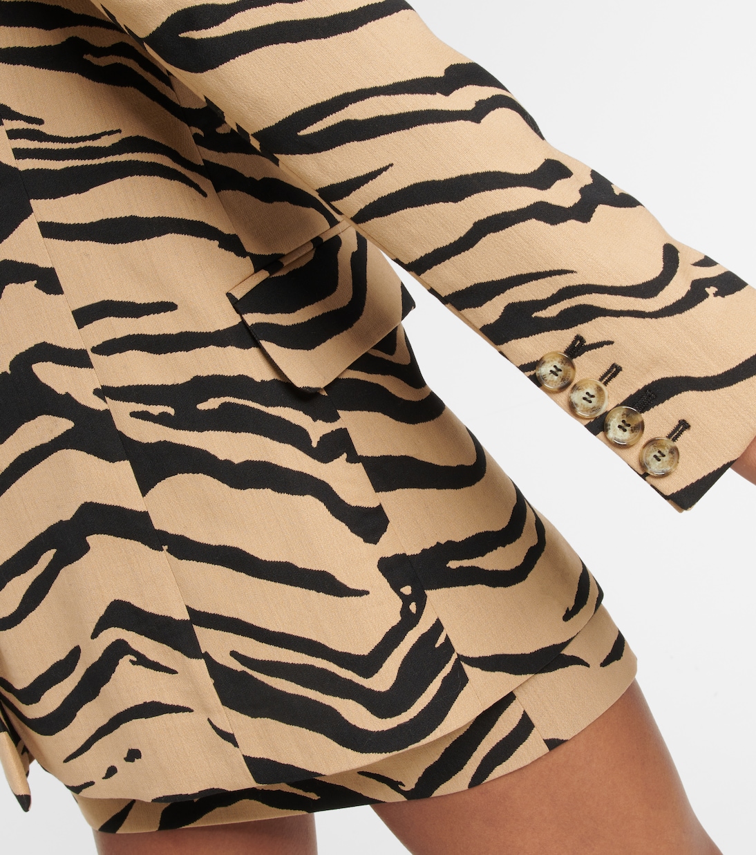 Jacquard wool-blend blazer | Stella McCartney