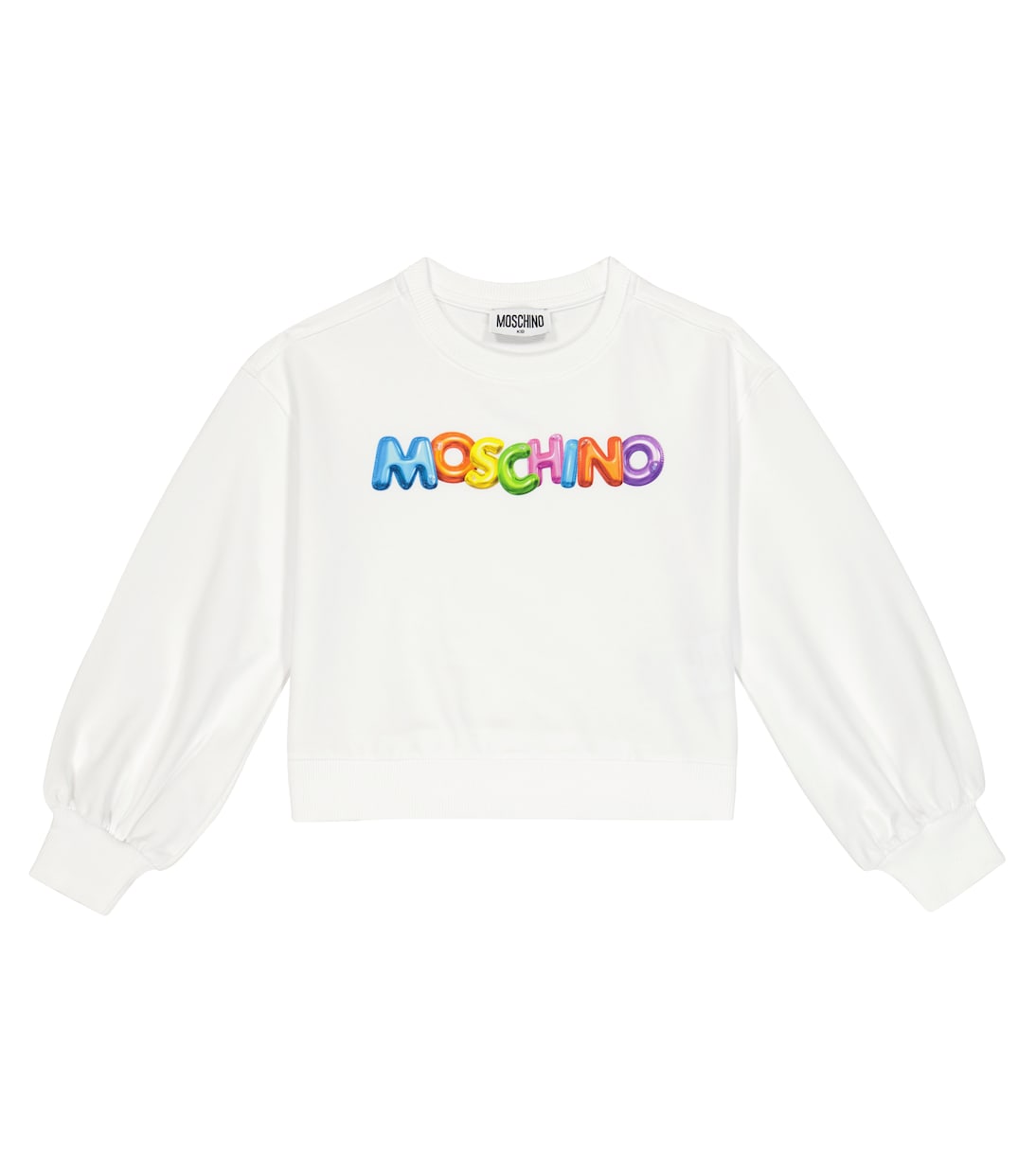 Felpa in jersey di misto cotone | Moschino Kids