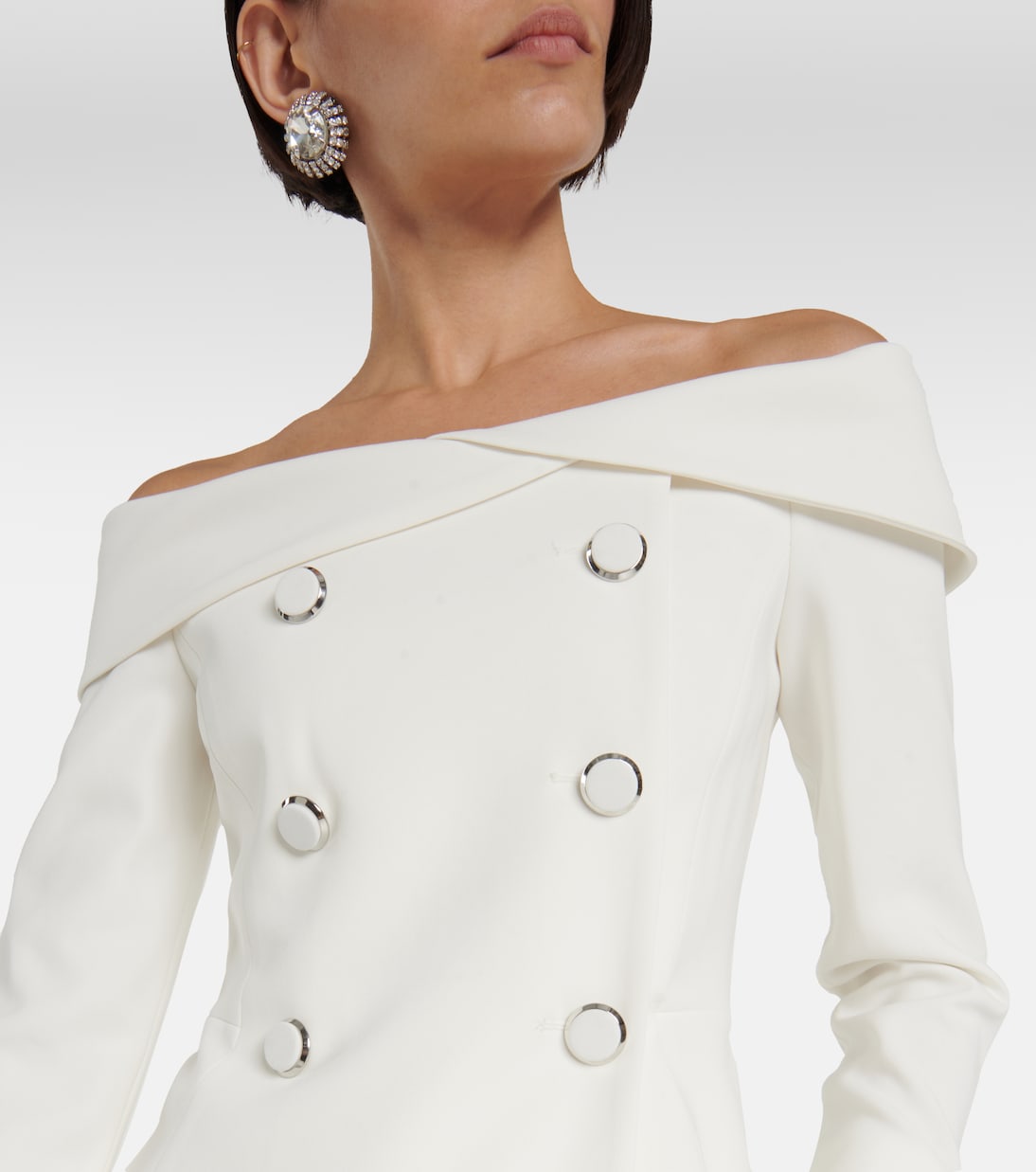 Bridal off-shoulder cady blazer | Max Mara