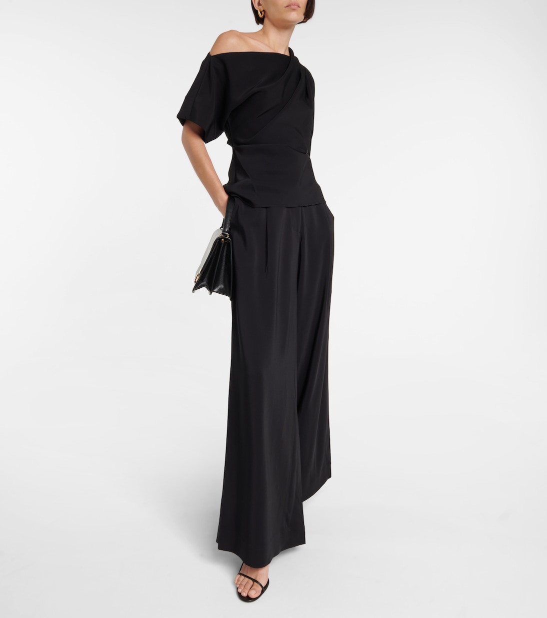 Pantalon ample à taille haute | CO