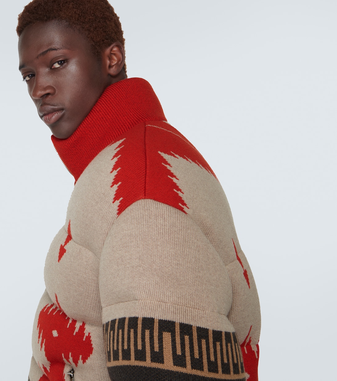 Icon jacquard down jacket | Alanui