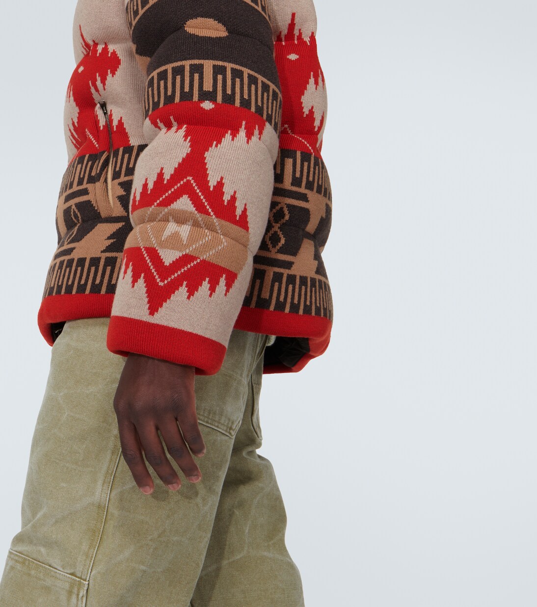 Icon jacquard down jacket | Alanui