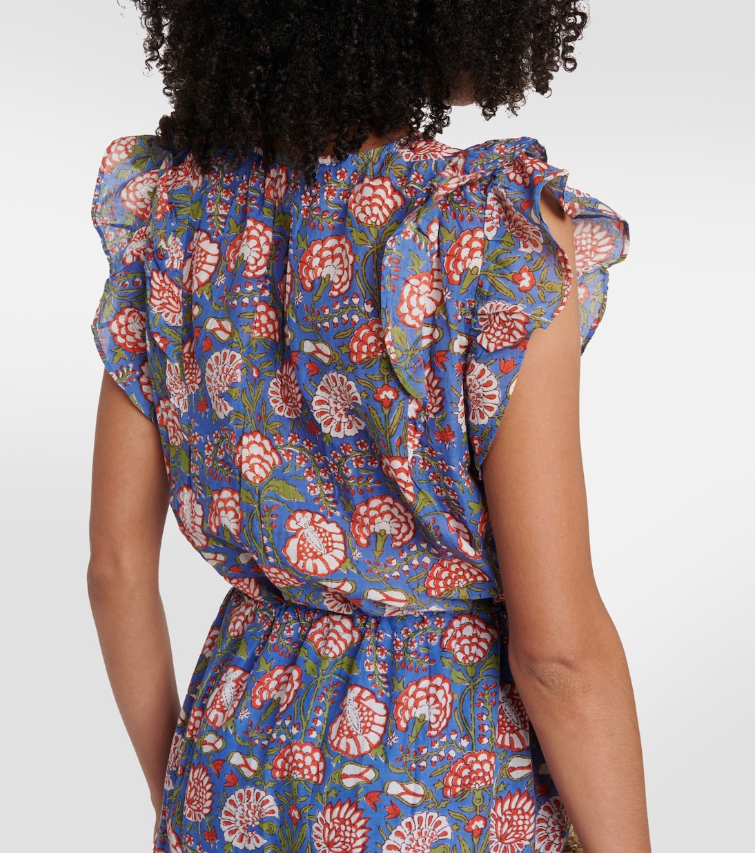 Rosalina cotton midi dress | Velvet