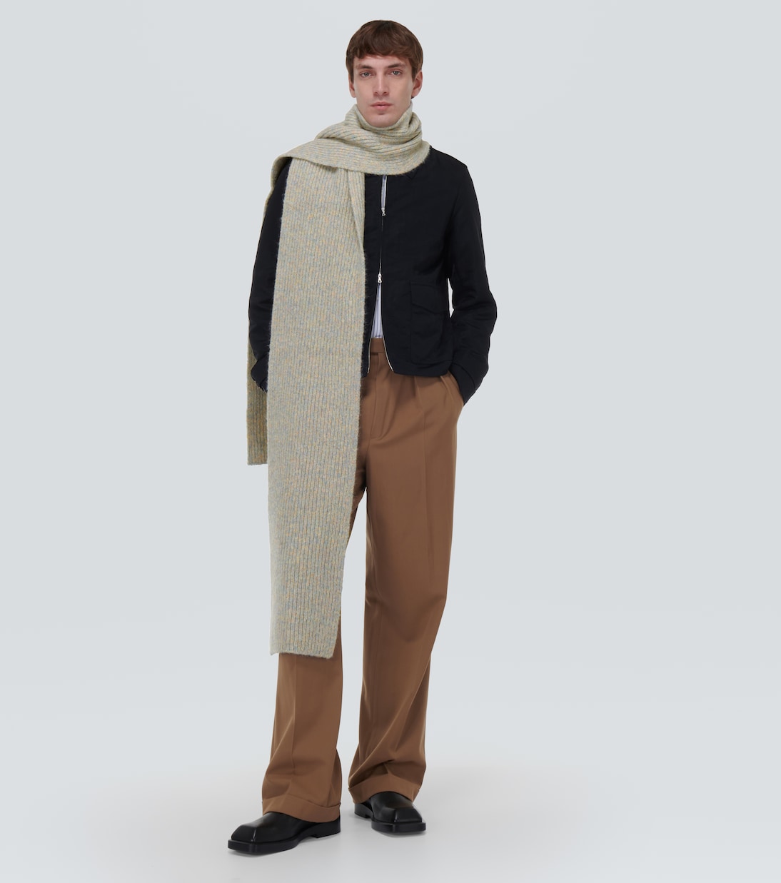 Sciarpa in misto alpaca mélange | Dries Van Noten
