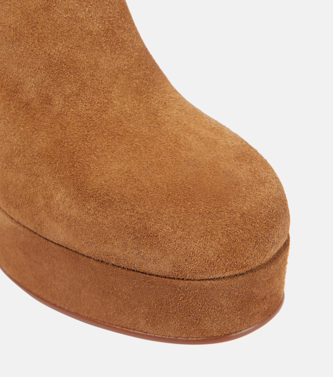 Lyna suede platform ankle boots | See By Chloé