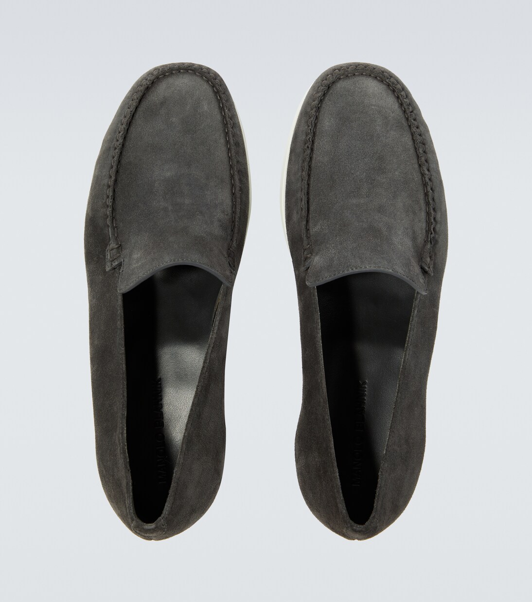 Slip-Ons Monaco aus Veloursleder | Manolo Blahnik