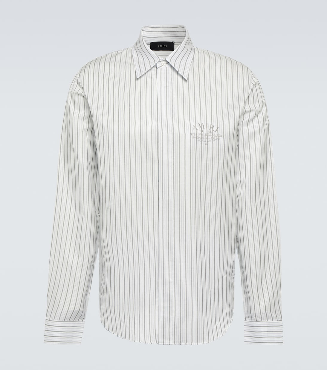 Camisa de popelín de algodón a rayas | Amiri