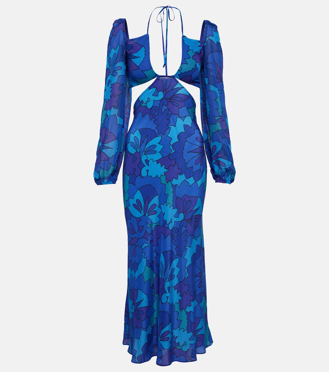 Kamilla printed georgette maxi dress | Rixo