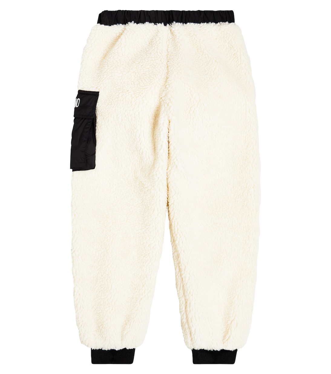 Faux shearling sweatpants | Moschino Kids