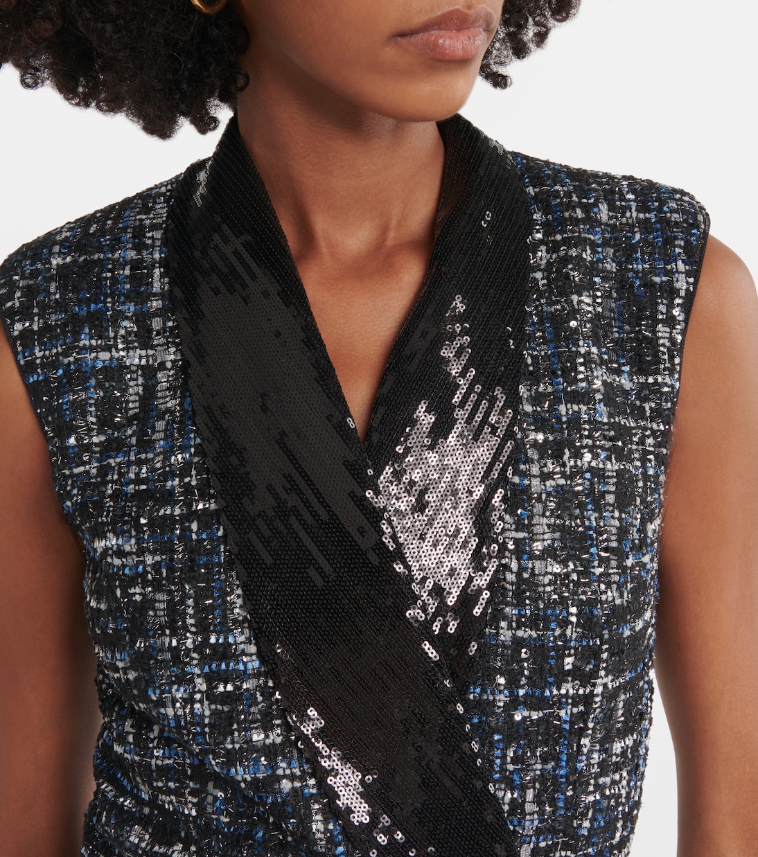 Jacques embellished tweed minidress | Rebecca Vallance