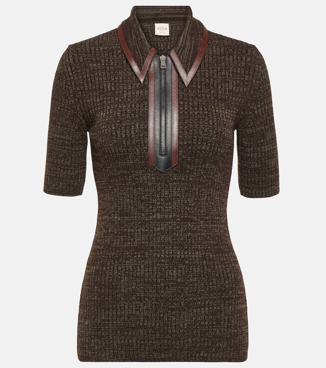 Polo de lana con piel | Tod's