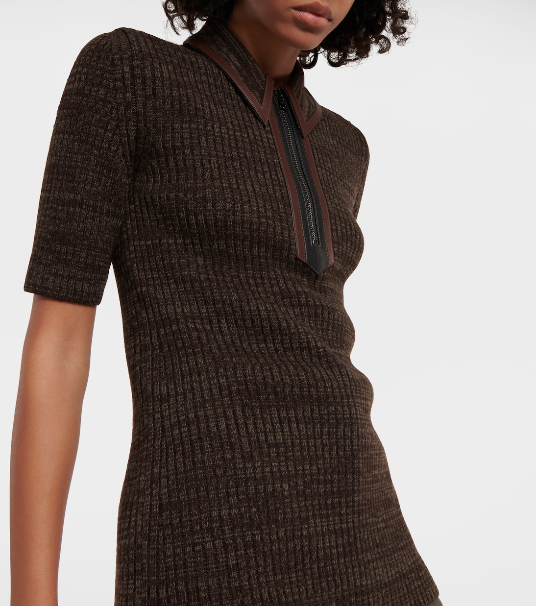 Polo de lana con piel | Tod's