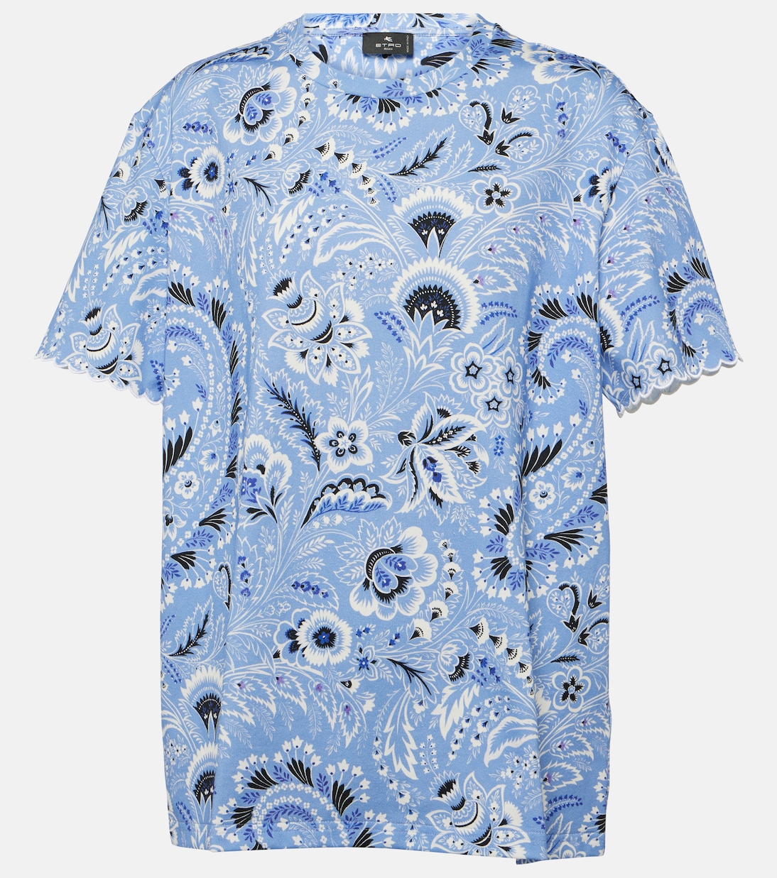 T-shirt in jersey di cotone con stampa | Etro