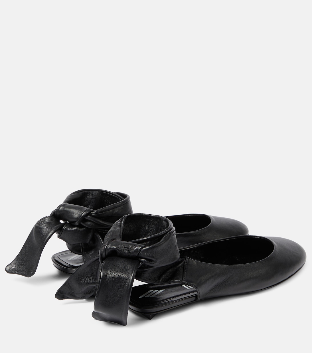 Slingback-Ballerinas Cloe aus Leder | The Attico