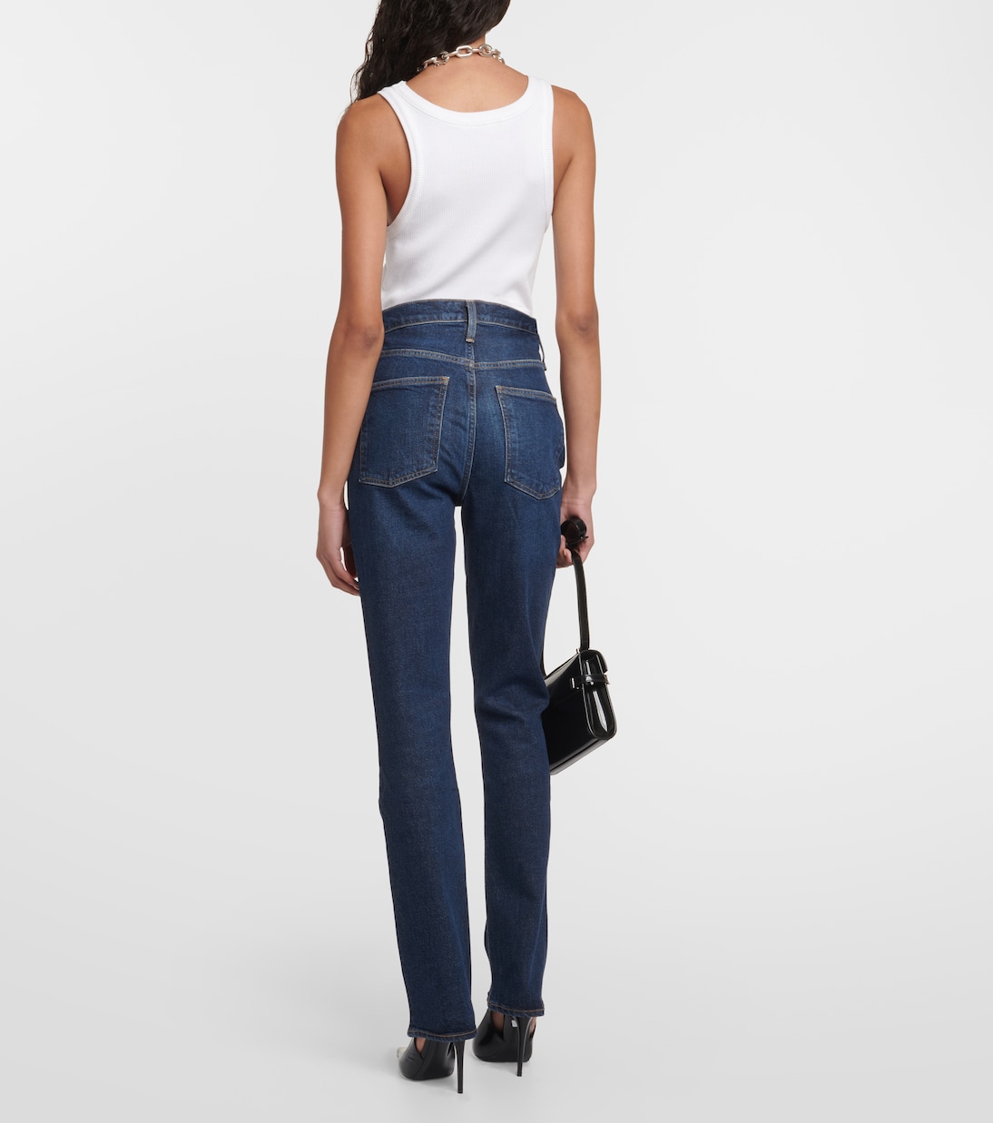 Freya high-rise slim jeans | Agolde