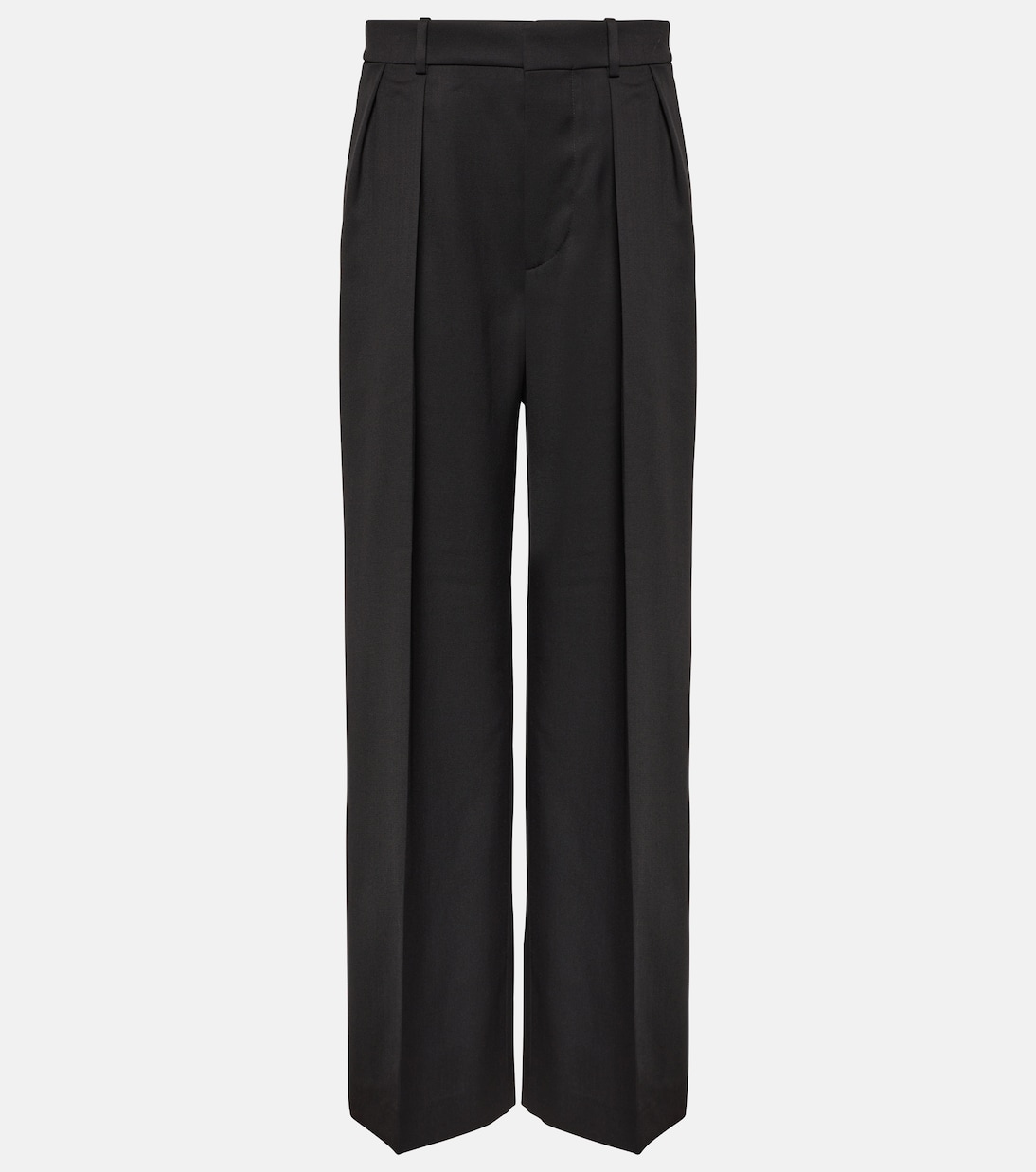 Weite Hose aus Schurwolle | Wardrobe.NYC