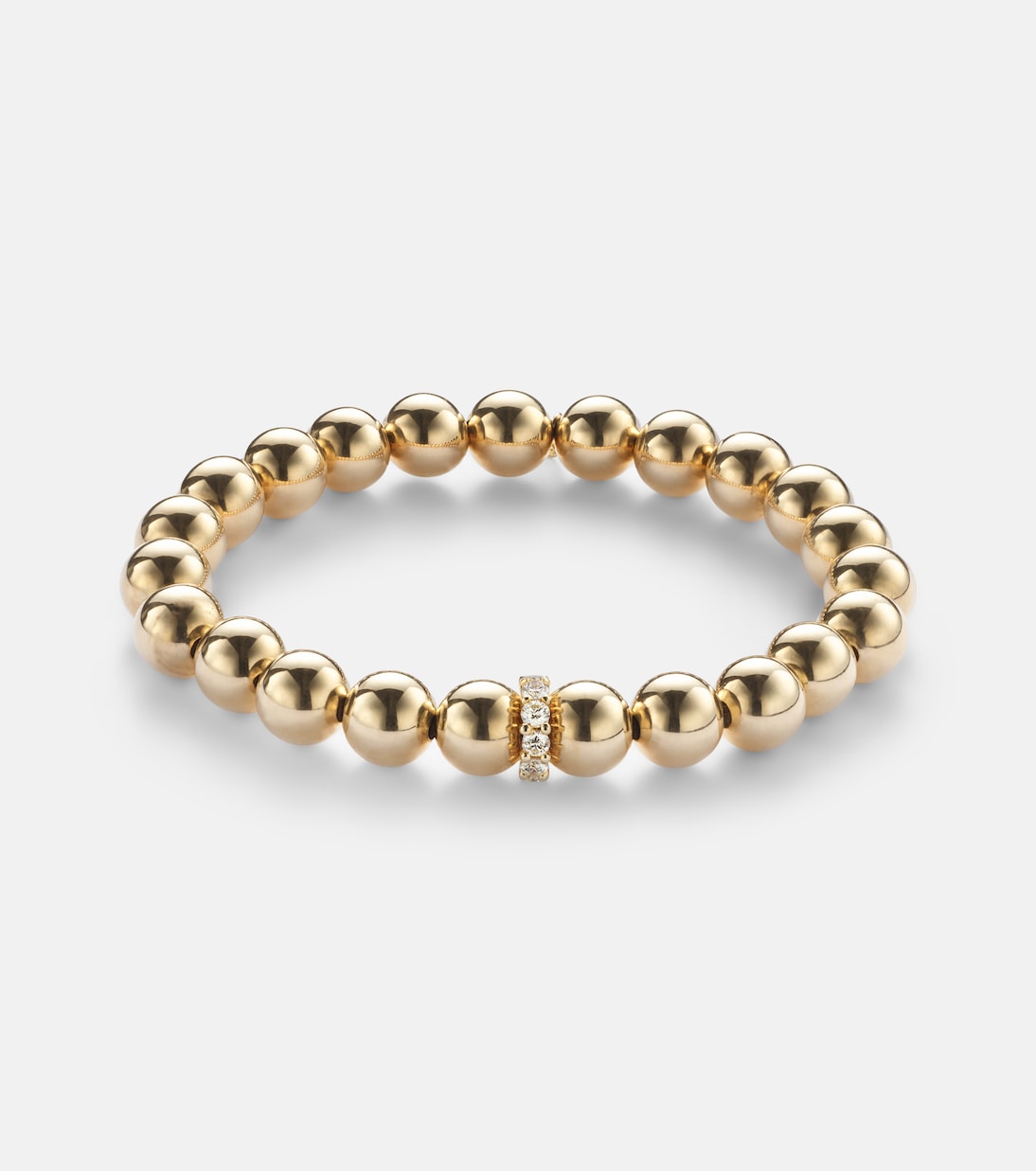 Bracciale cocktail Sydney Evan in oro 14kt con perline e diamanti, gioiello chic per giovani trendy
