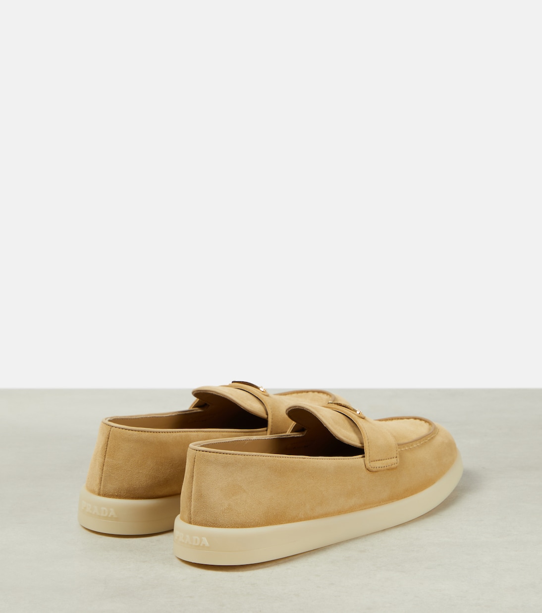Mocassini Saint Tropez in suede | Prada