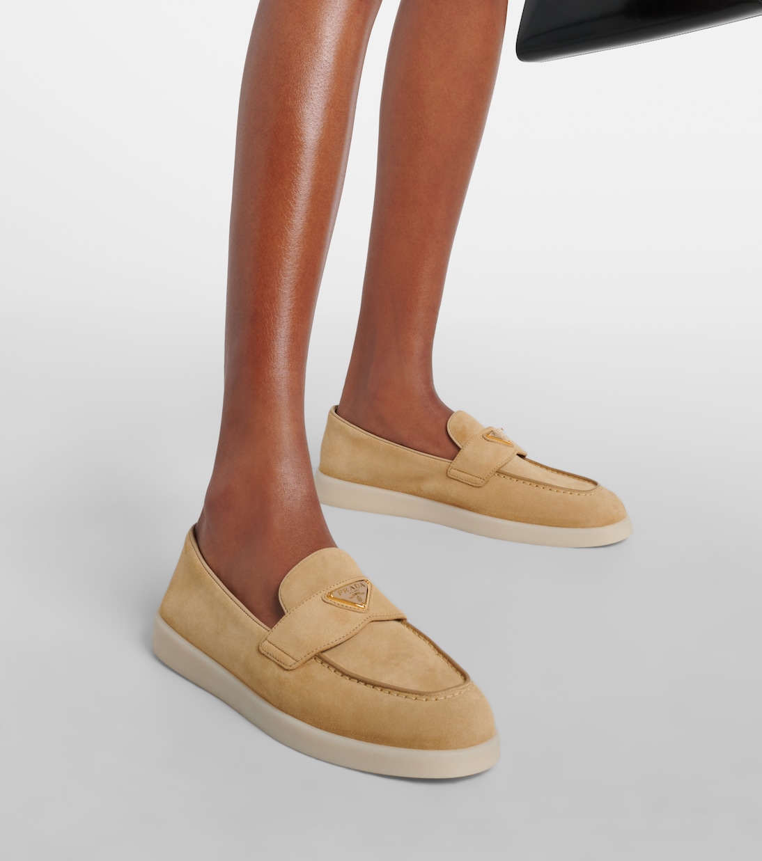 Mocassini Saint Tropez in suede | Prada