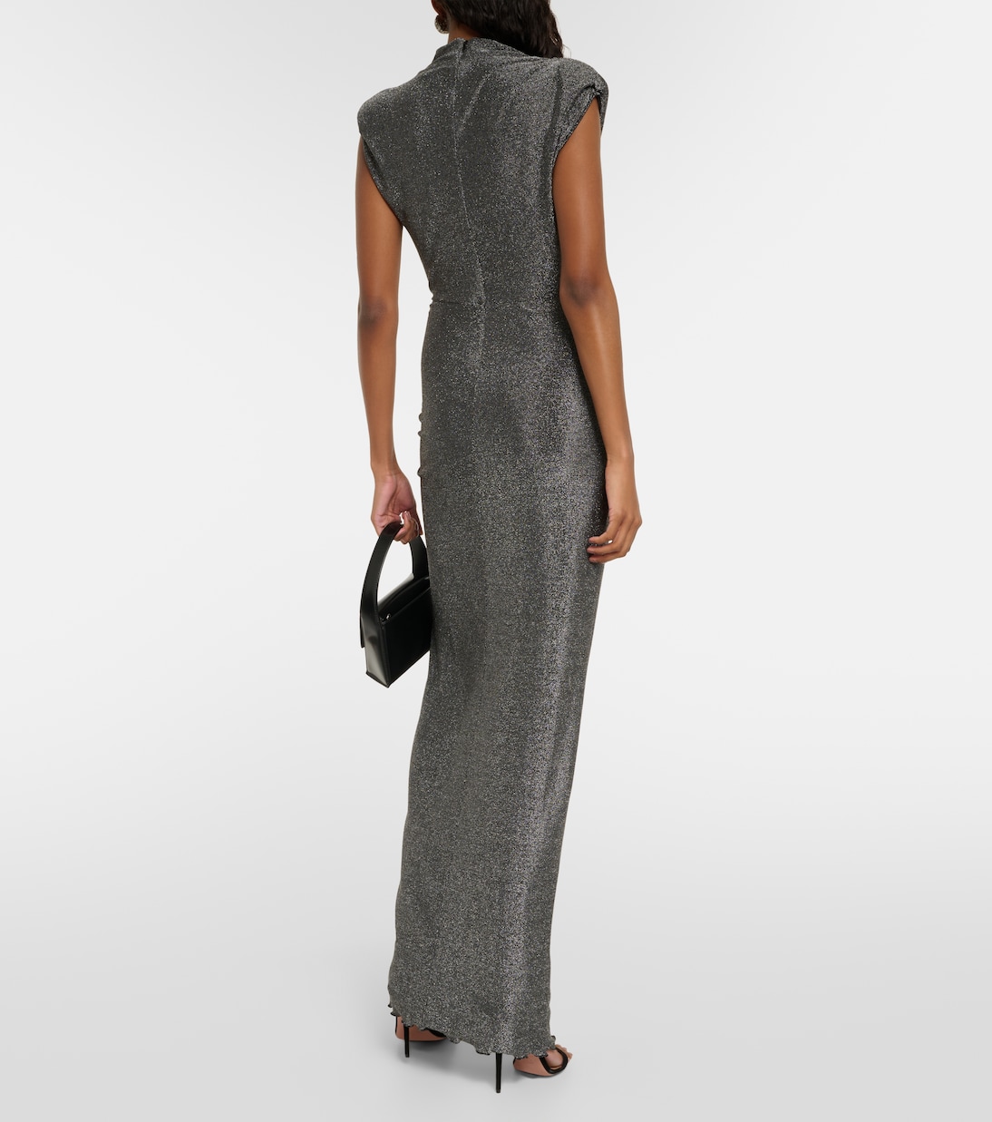 Apollo metallic jersey maxi dress | Diane von Furstenberg