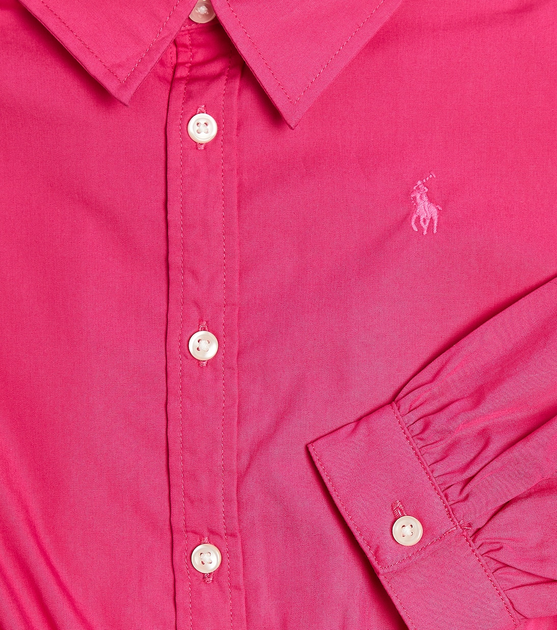 Robe en popeline de coton | Polo Ralph Lauren Kids