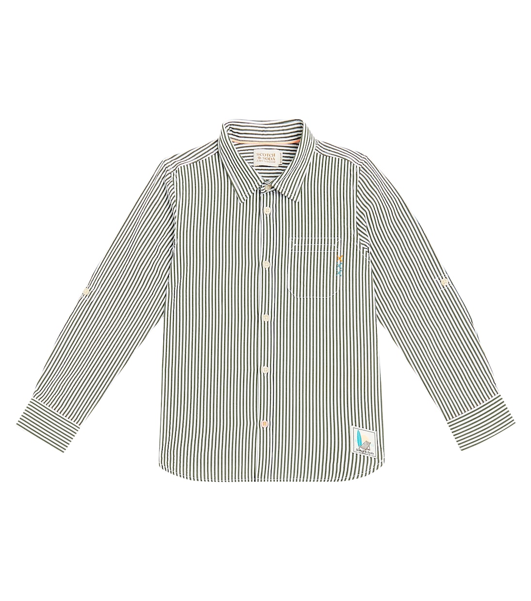 Striped seersucker shirt | Scotch & Soda Kids