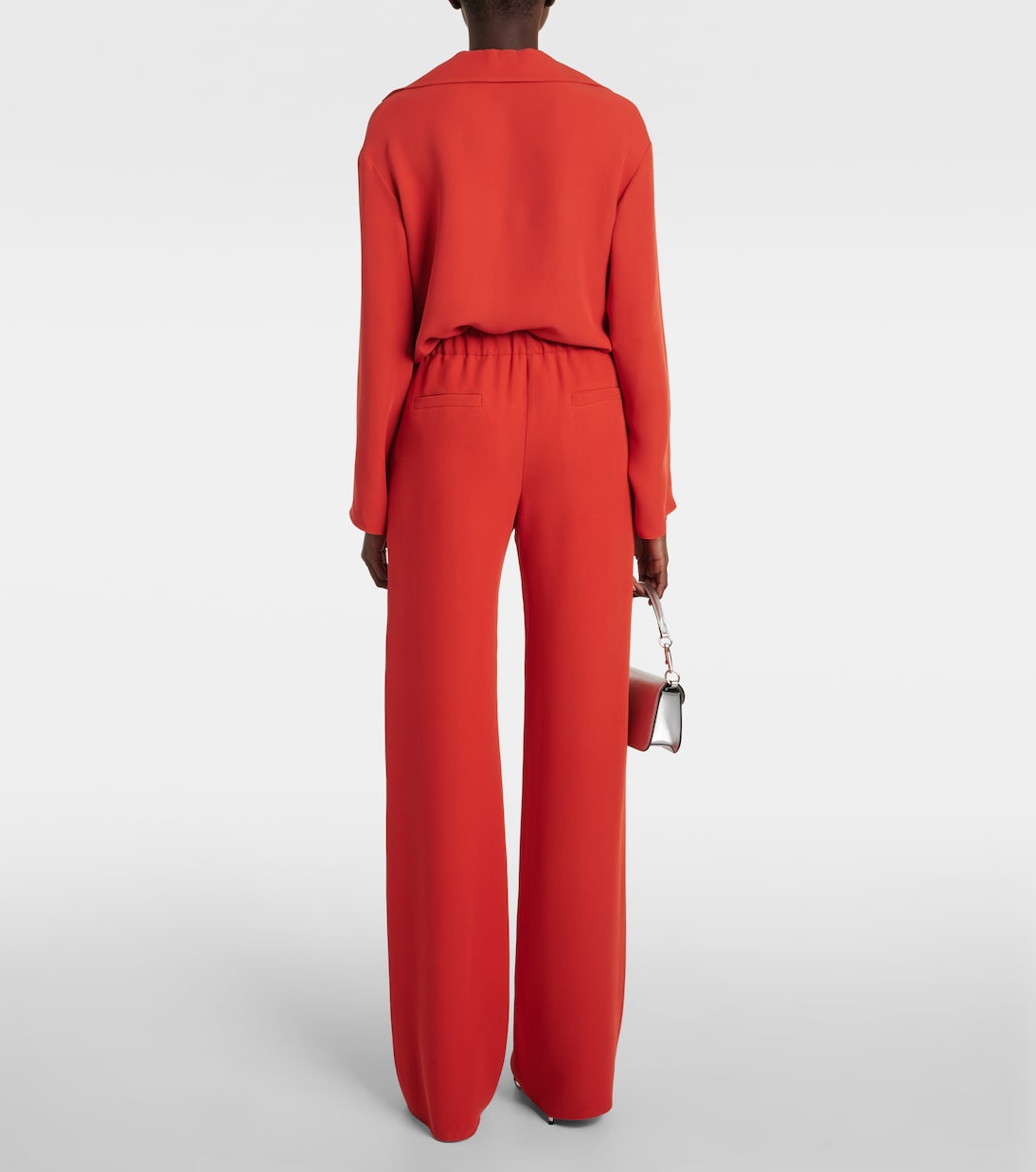 Pantaloni a gamba larga in Cady Couture | Valentino