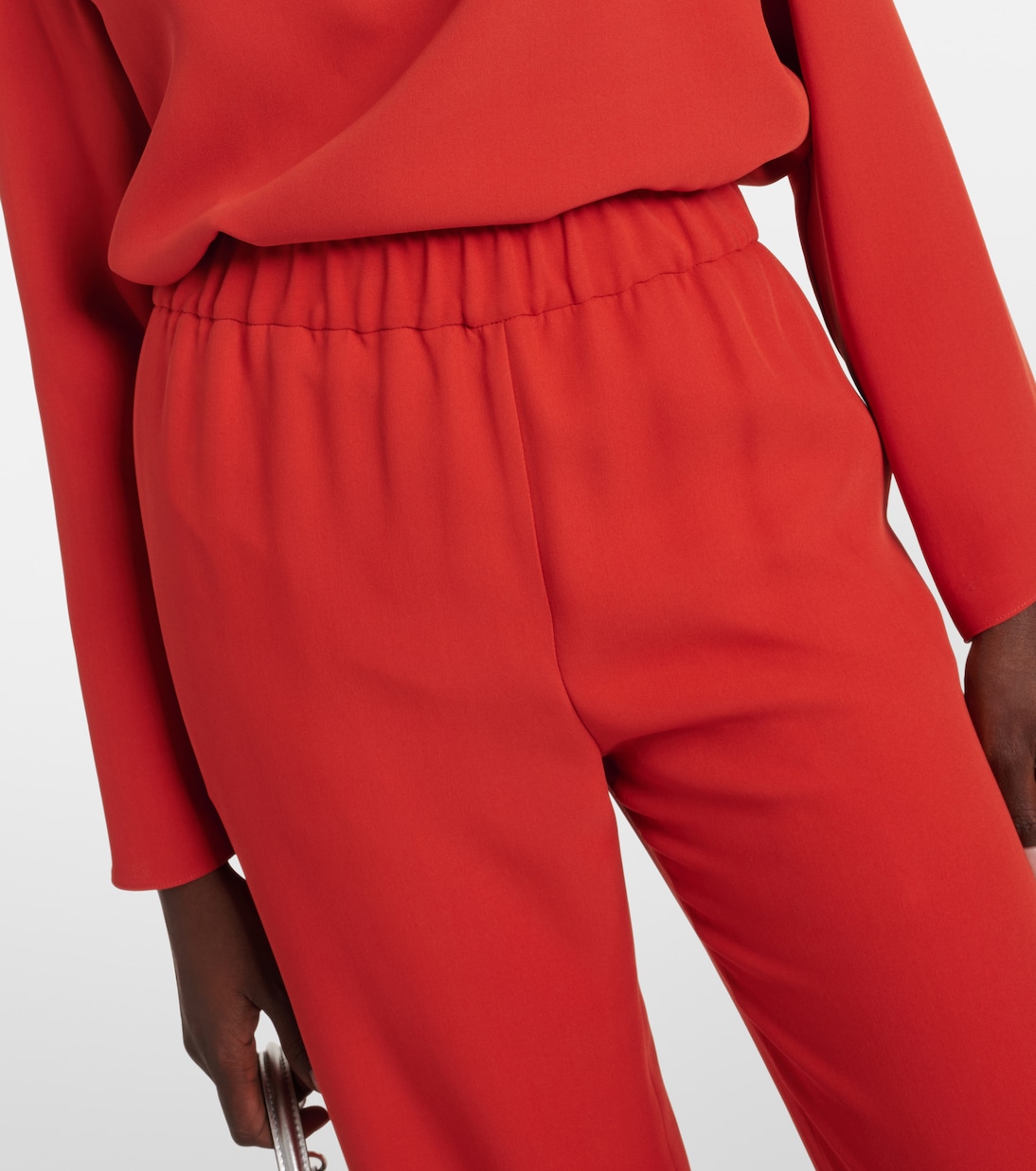 Pantaloni a gamba larga in Cady Couture | Valentino