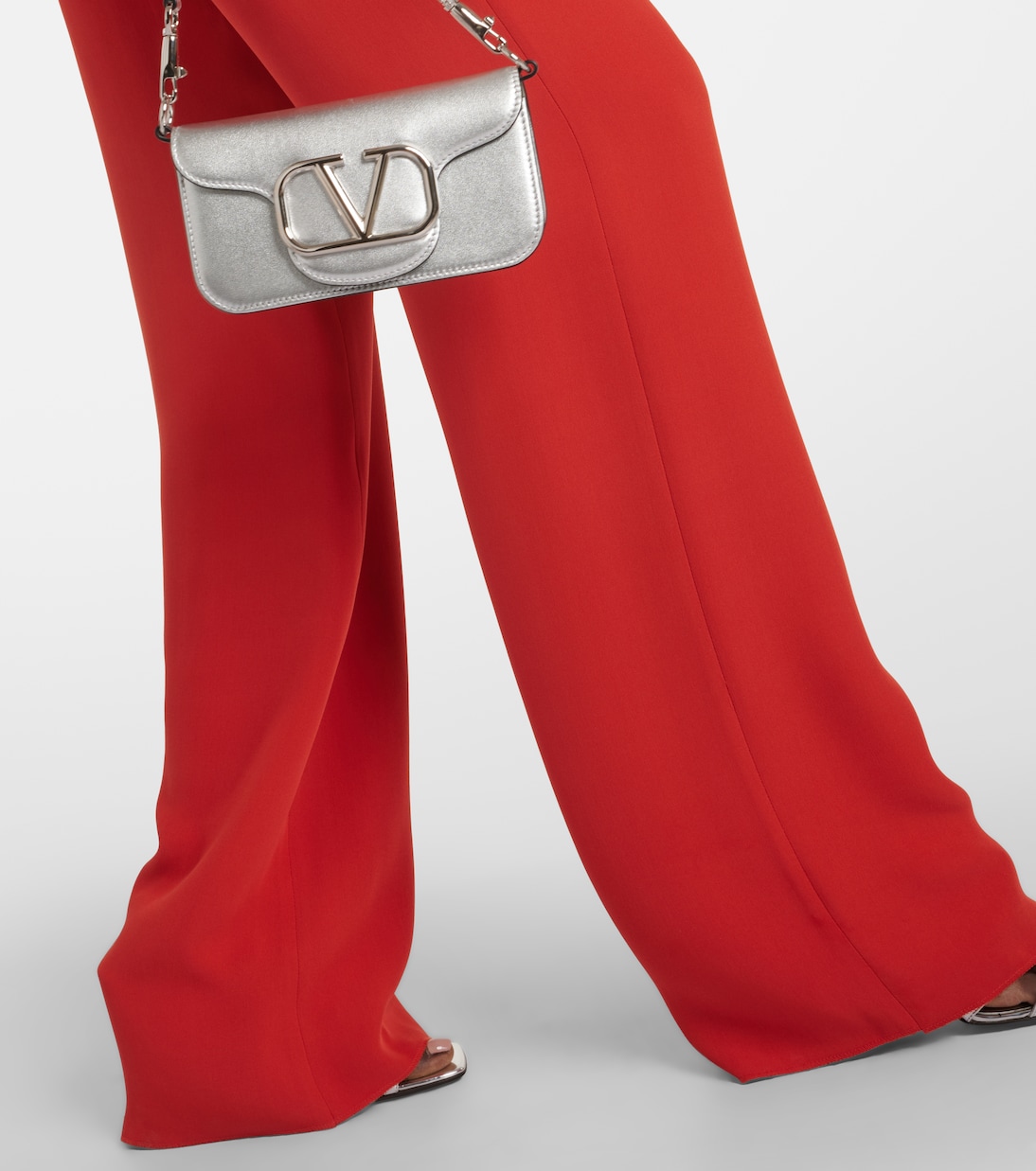 Pantaloni a gamba larga in Cady Couture | Valentino