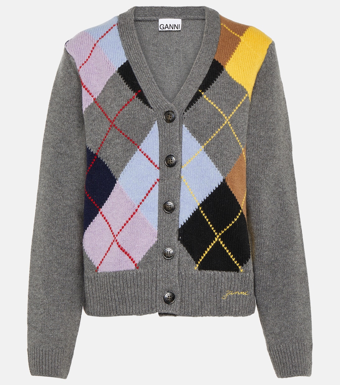 Cardigan aus einem Wollgemisch | Ganni