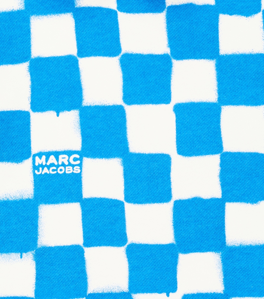 Sudadera con capucha de algodón a cuadros | Marc Jacobs Kids