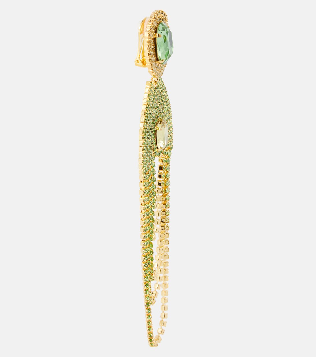 Boucles d'oreilles clip à cristaux | Magda Butrym