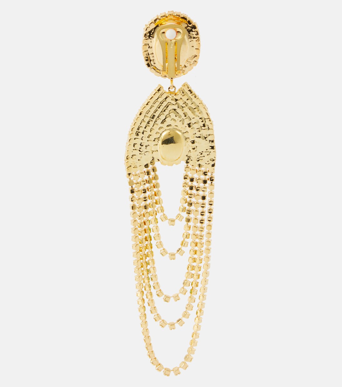 Boucles d'oreilles clip à cristaux | Magda Butrym