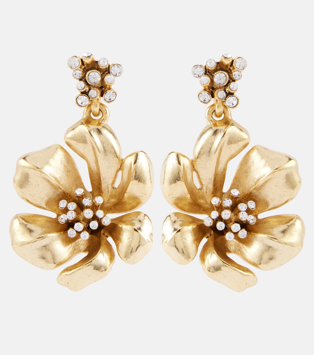 Orecchini pendenti Flower | Oscar de la Renta