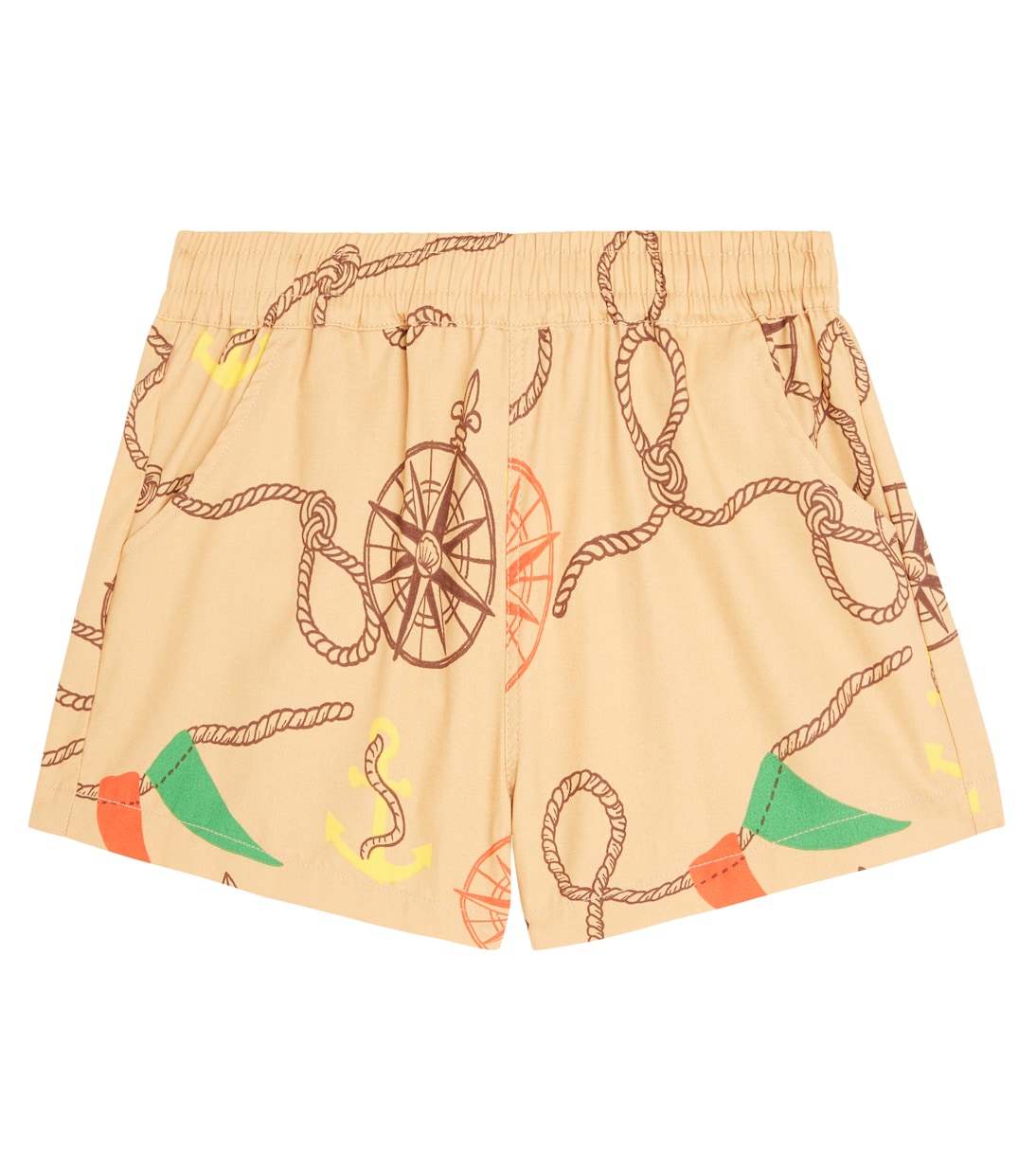 Shorts Nautical de sarga de algodón | Mini Rodini