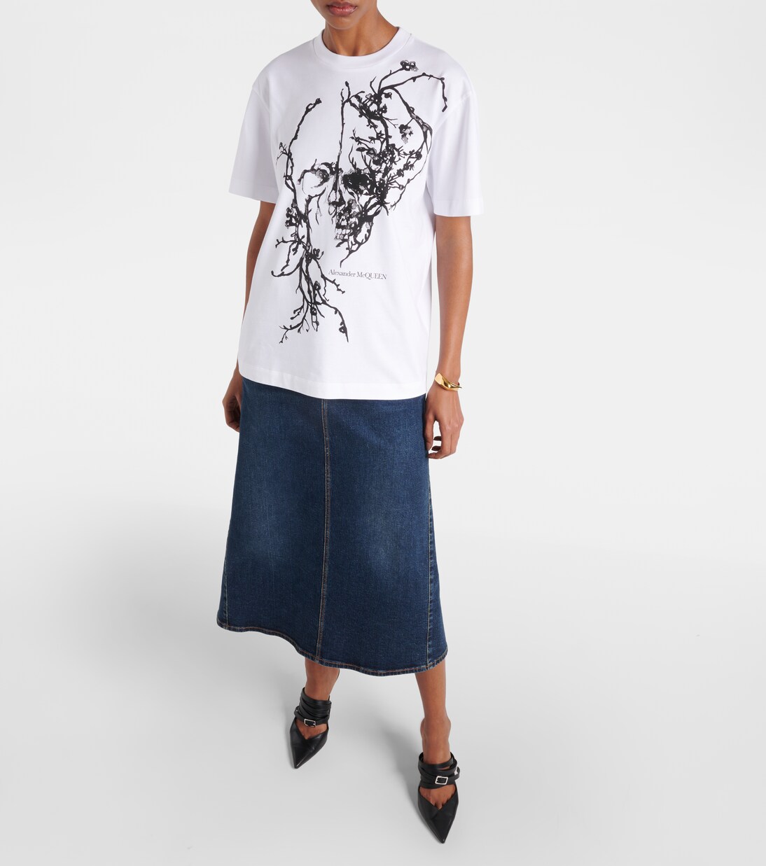 Camiseta Fresca de Algodón con Estilo McQueen para Jóvenes